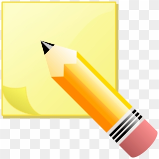 Small - Write On A Post It Note Clipart