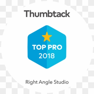 Right Angle Studio Thumbtack Top Pro - Circle Clipart