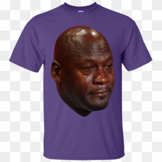 Crying Jordan T-shirt - Michael Jordan Vs Lavar Ball Clipart