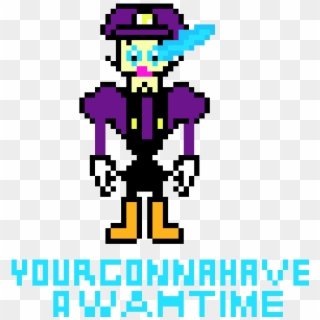 Waluigi - Cartoon Clipart
