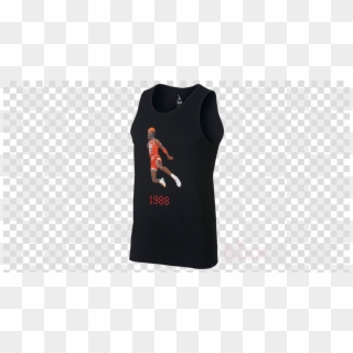 Michael Jordan Slam Dunk Clipart T-shirt Active Tank - Devil Is A Part Timer Lucifer Png Transparent Png