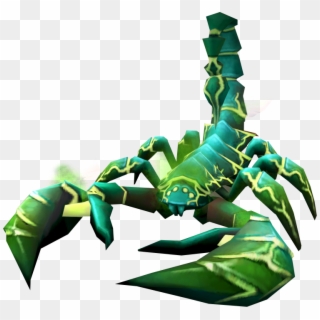 Corrupted Scorpion - Green Scorpion Png Clipart