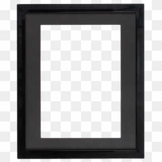 Front Page In Black Frame & Black Mount - Mirror Clipart