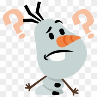 What Confused Olaf Snowmanfreetoedit - Gifs Of Question Marks Clipart