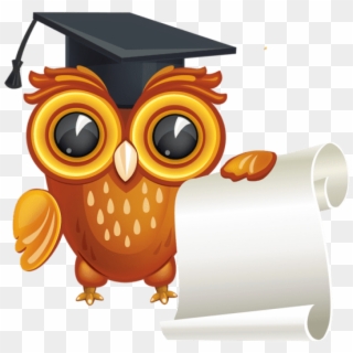 Download Owl With Diploma Clipart Png Photo - Owl Graduation Clip Art Transparent Png