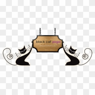 Black Cat Yoga Jacksonville Florida - Black Cat Clipart