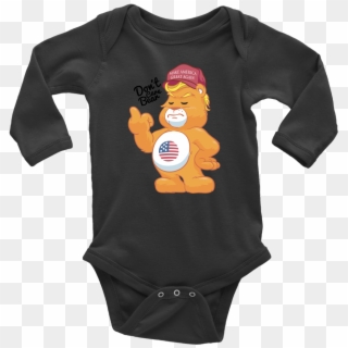 Don't Care Bear W/ Make America Great Again Hat Adult - Infant Bodysuit Clipart