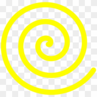 Small - Yellow Spirals Clipart