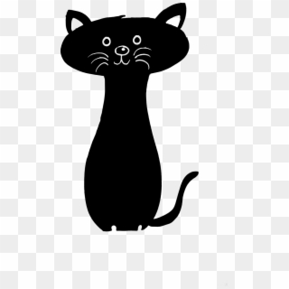 Cat Kitten Popular Cartoon - Sad Black Cat Cartoon Clipart