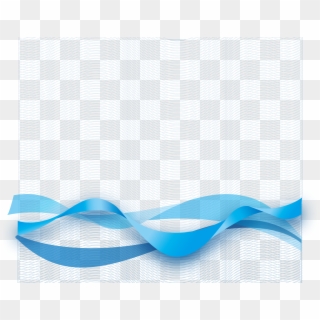 Ribbon Blue - Wrapping Paper Clipart