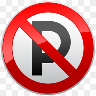 No Parking Prohibition Sign Png Clipart - No Parking Sign Clipart Transparent Png