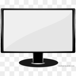 Computer Monitor Picture Library - Televisão Desenho Clipart