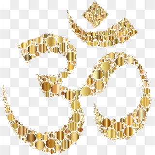 This Free Icons Png Design Of Golden Om Symbol Circles Clipart