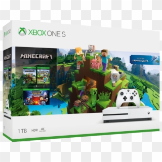 Indeed, Microsoft Has Just Added Two New Bundles To - Xbox One S 1tb Minecraft Bundle Clipart