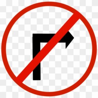 Traffic Sign No Symbol Warning Sign Regulatory Sign - Indian Traffic Signs Right Turn Clipart