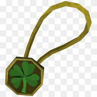 Four-leaf Clover Necklace Detail Clipart