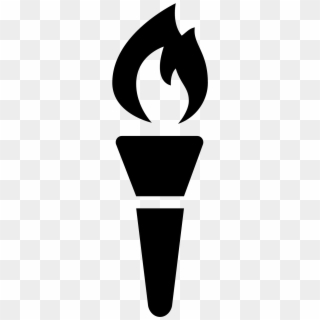 Clip Art Transparent Stock Great Olympic Torch Icon - Torch Icon Png
