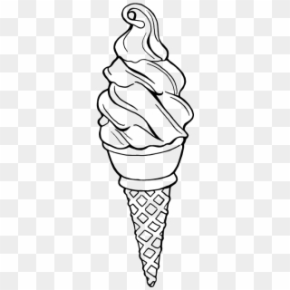 612 X 792 10 - 3 Ice Cream Drawing Clipart