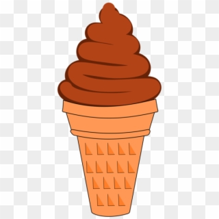 Ice Cream Cones Sundae Chocolate Ice Cream - Chocolate Ice Cream Clipart - Png Download