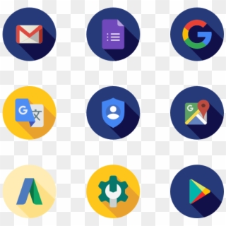 Google Suite - Business Flat Icons Png Clipart