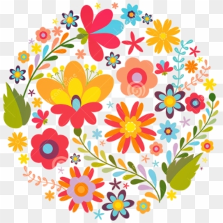 Jpg Stock Mexico Beautiful Colorful Flower - Mexican Floral Pattern Png Clipart