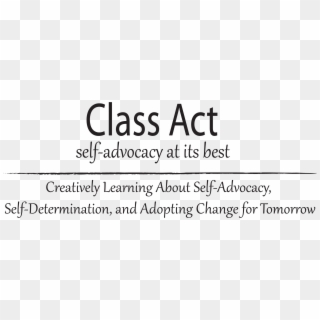 Class Act Logo Text - Classifieds Clipart