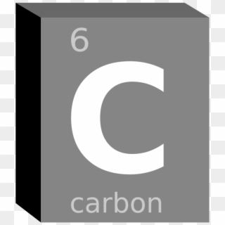 Chemistry Clip Symbol - Carbon Element Clip Art - Png Download