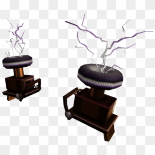 Tesla Coil Pauldrons - Office Chair Clipart