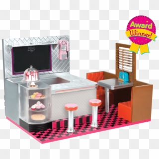Bite To Eat Retro Diner For 18 Inch Dolls Award Winner - Our Generation Diner Accessories Clipart