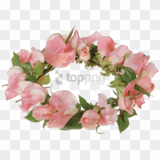 Free Png Transparent Flower Crown Tumblr Png Image - Flowers On Head Png Clipart