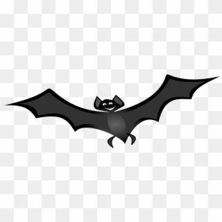 Bat Halloween Flying Wings - Bat Flying Gif Png Clipart