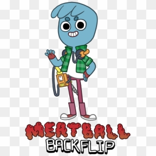 Meatball Backflip, The Worlds Coolest Super Hero - Illustration Clipart