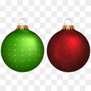 Green Christmas Ornaments Vector Transparent Download - Christmas Ball Clipart Png