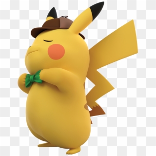 Detective Pikachu Bowtie , Png Download - Detective Pikachu Game Pikachu Clipart