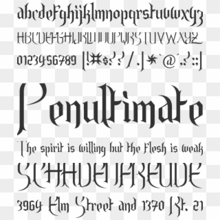 Endor Font Preview - Calligraphy Clipart