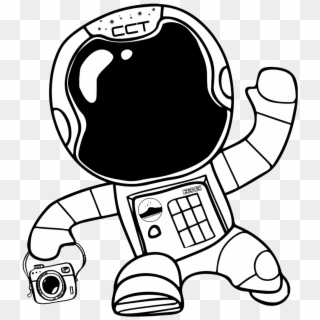 Standing Cct Spaceman Clipart