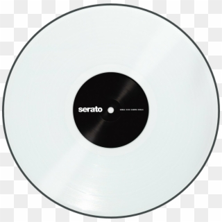 #serato #vinilo #dj #white - Vinyl Black And White Clipart