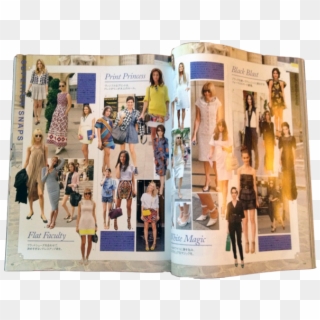 Open Magazine, Pages, Fashion - Transparent Open Magazine Png Clipart