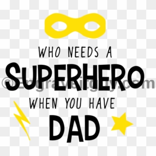 Super Hero Dad - Graphic Design Clipart