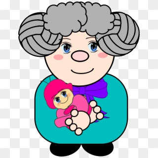 This Free Icons Png Design Of Grandma With Baby - Grandma And Baby Clipart Transparent Png