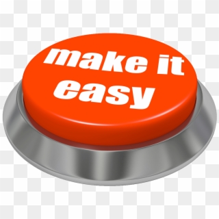 Easy Button Png - Plastic Clipart