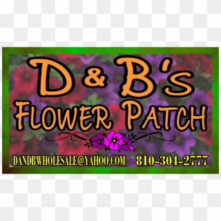 D&b's Flower Patch Business Cards - Poster Clipart