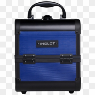 Makeup Case Diamond Blue Stripe - Hand Luggage Clipart