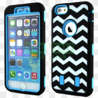 Iphone 6 Blue Waves Protector Case - Tempered Glass Iphone 5 Silver Clipart