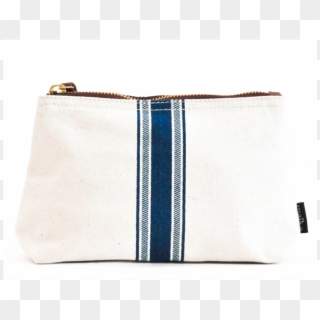Travel Pouch - Blue Stripe - Wallet Clipart