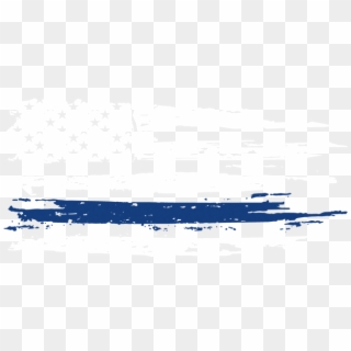 Police Pocket Blue Stripe Distress - Boat Clipart