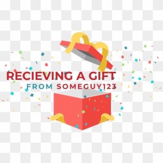 Receiving Gift Thumb-01 - Graphic Design Clipart