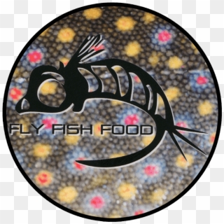Fly Fish Food Round Logo Sticker Brookie - Emblem Clipart