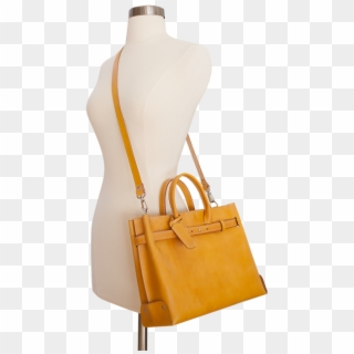 9” H X 12” W X 4” D, 39” Detachable Strap - Shoulder Bag Clipart