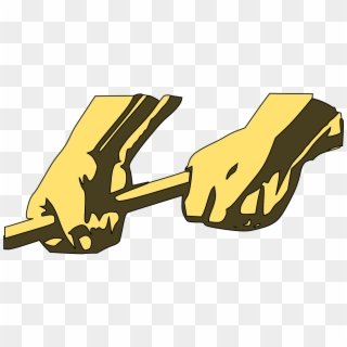 Hands Holding Rod Force Working Png Image - Two Hands Holding An Axe Clipart